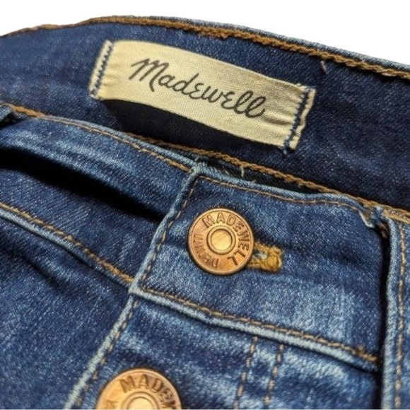 Madewell 10” High Rise Skinny Smithley Wash Womens Size 27 - Picture 4 of 11